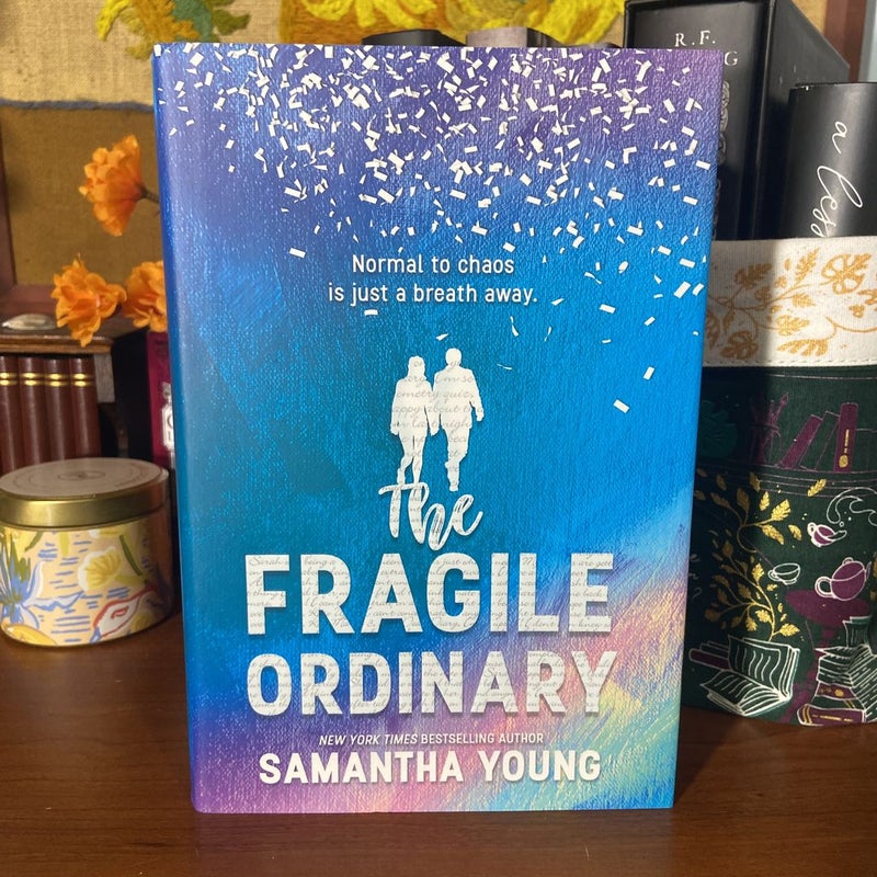 💜Painted Edges💜 The Fragile Ordinary (ex library)