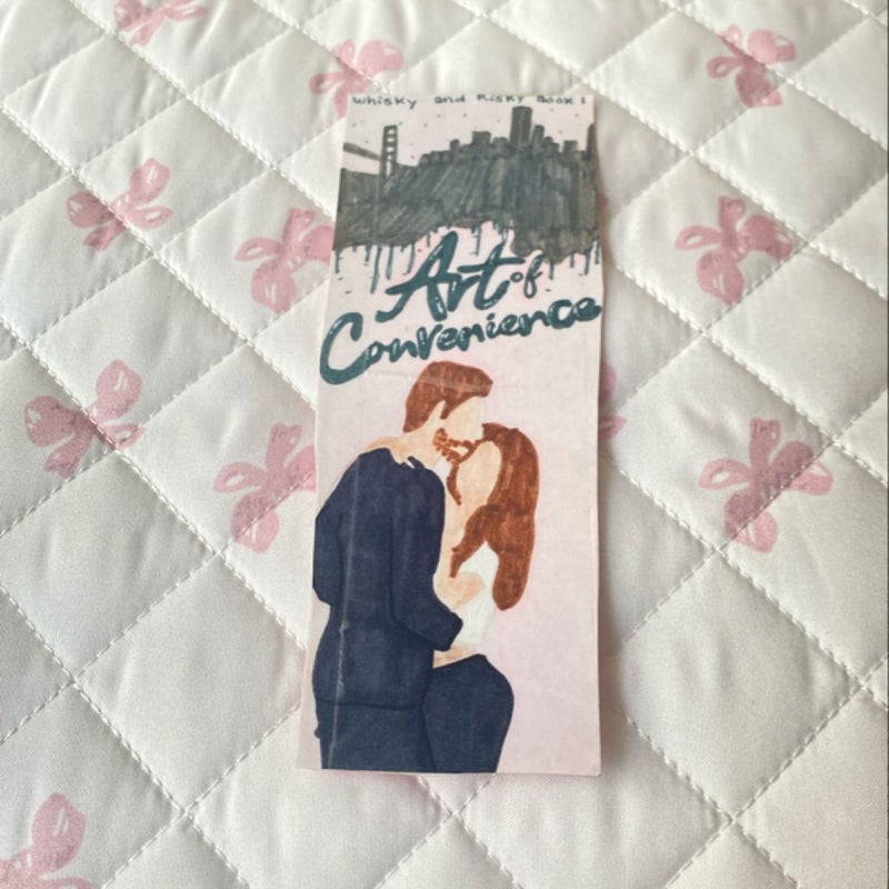 Reserved for Kari!  Art of Convenience + handmade bookmark 