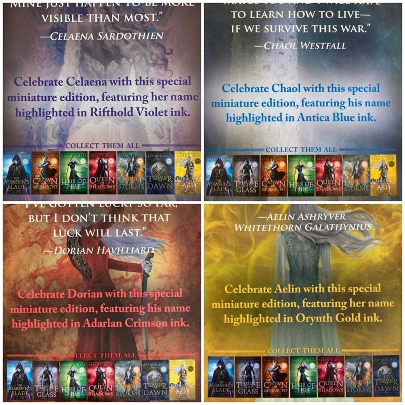 Throne of Glass Mini Bundle: TOG, COM, TOD, KOA
