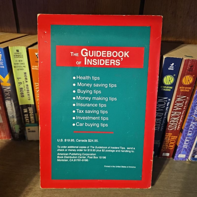 The guidebook of insiders' tips