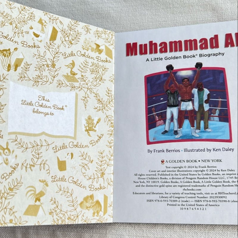 Muhammad Ali: a Little Golden Book Biography