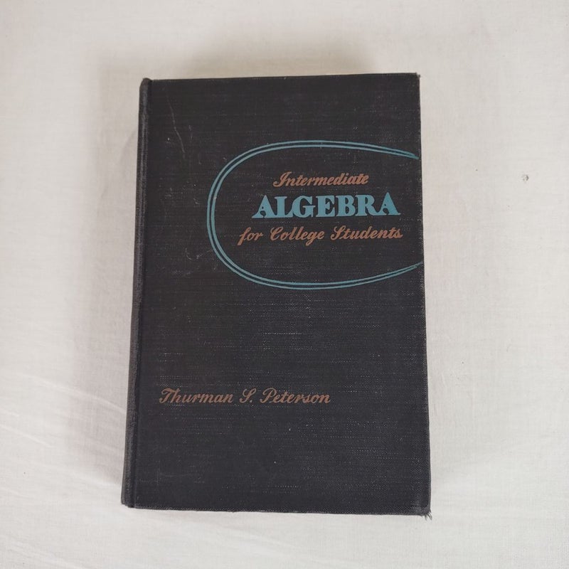 Intermediate Algebra for College Students 