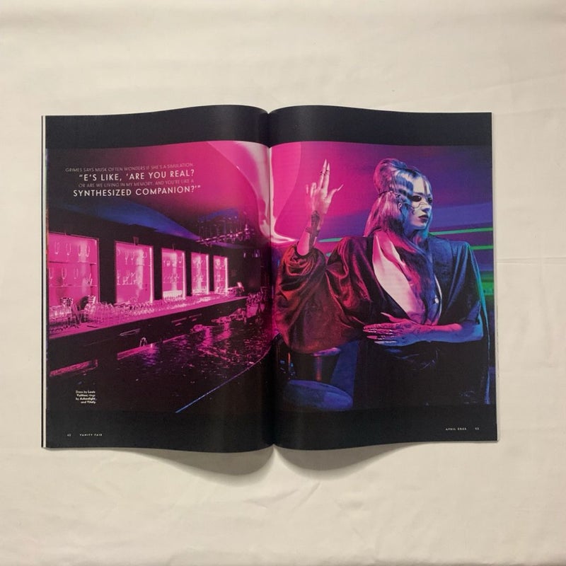 Vanity Fair Grimes Claire Boucher “At Grimes’s House” Issue April 2022 Magazine