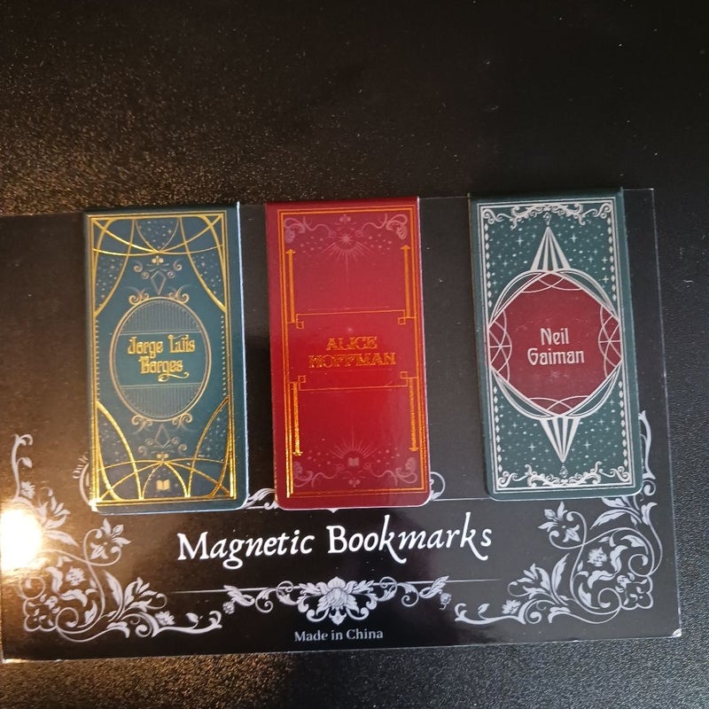 Magnetic bookmarks 