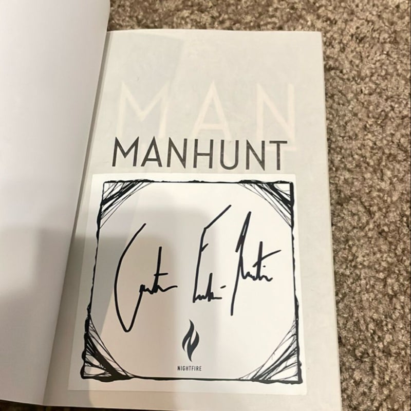  Manhunt w: Signed Bookplate 