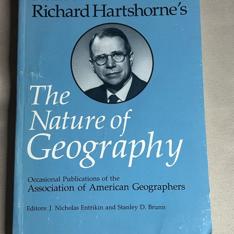 Reflections on Richard Hartshorne's The Nature of Geography