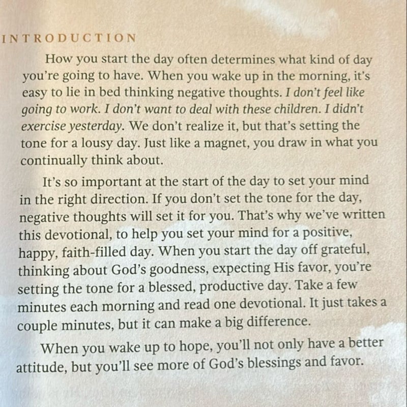 Wake up to Hope