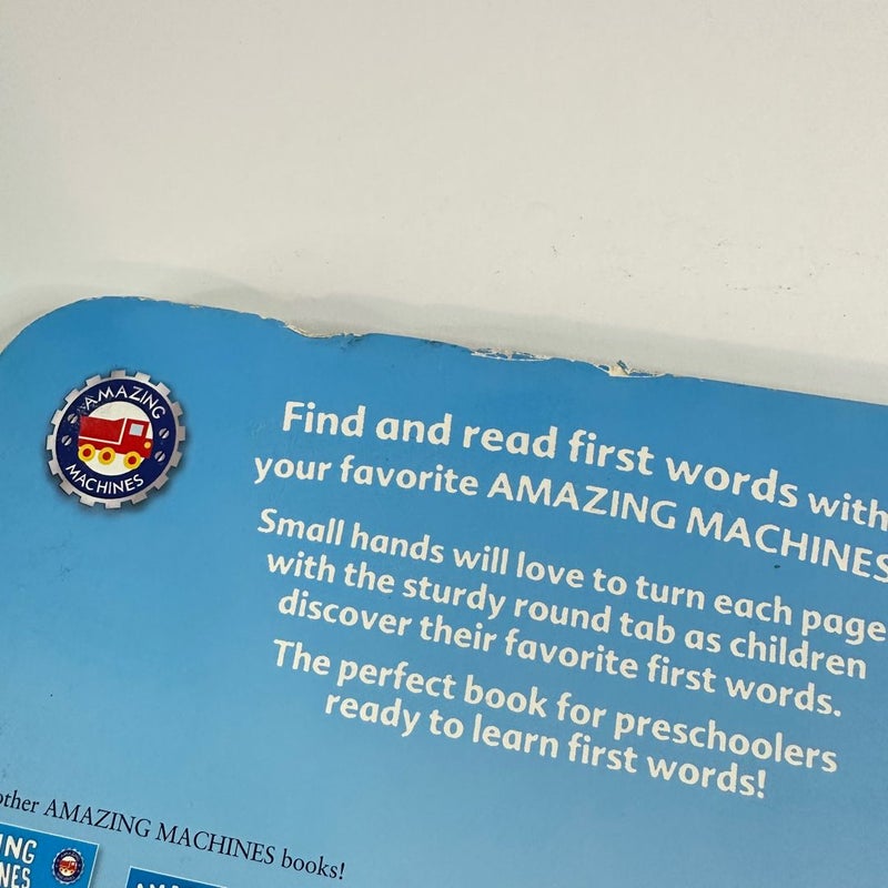 Amazing Machines First Words