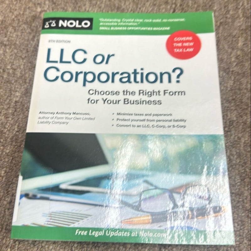 LLC or Corporation?