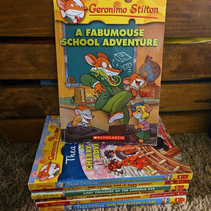 Geronimo Stilton books, set of 8