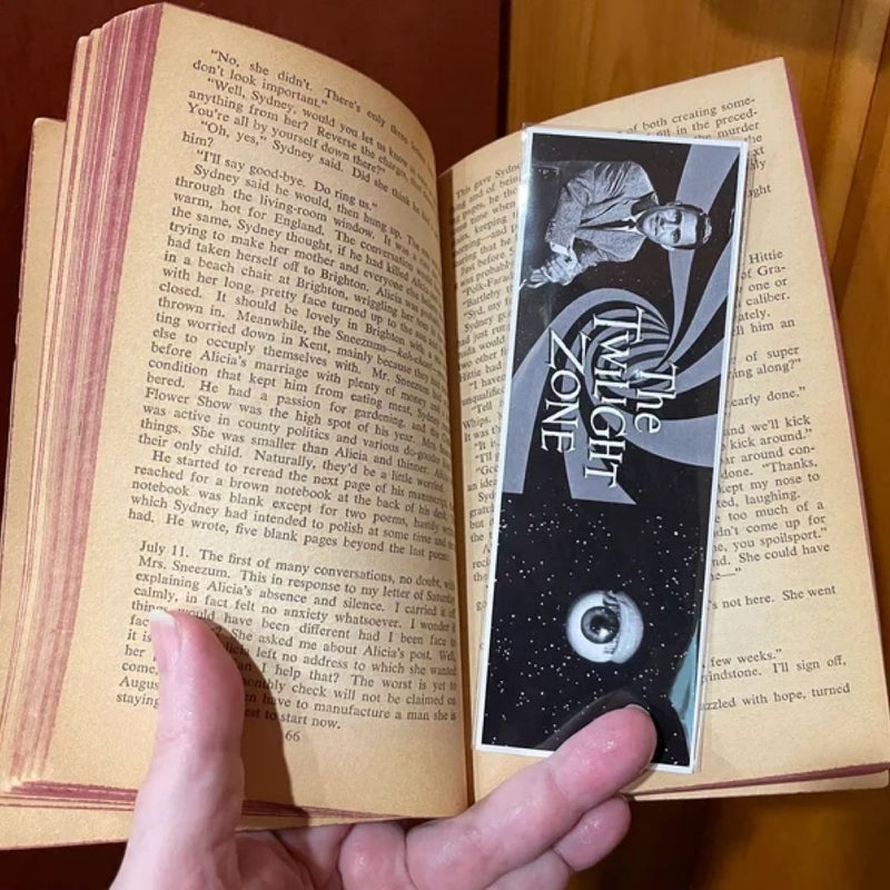 The Twilight Zone Handmade Bookmarks Sci Fi TV Classic Rod Serling