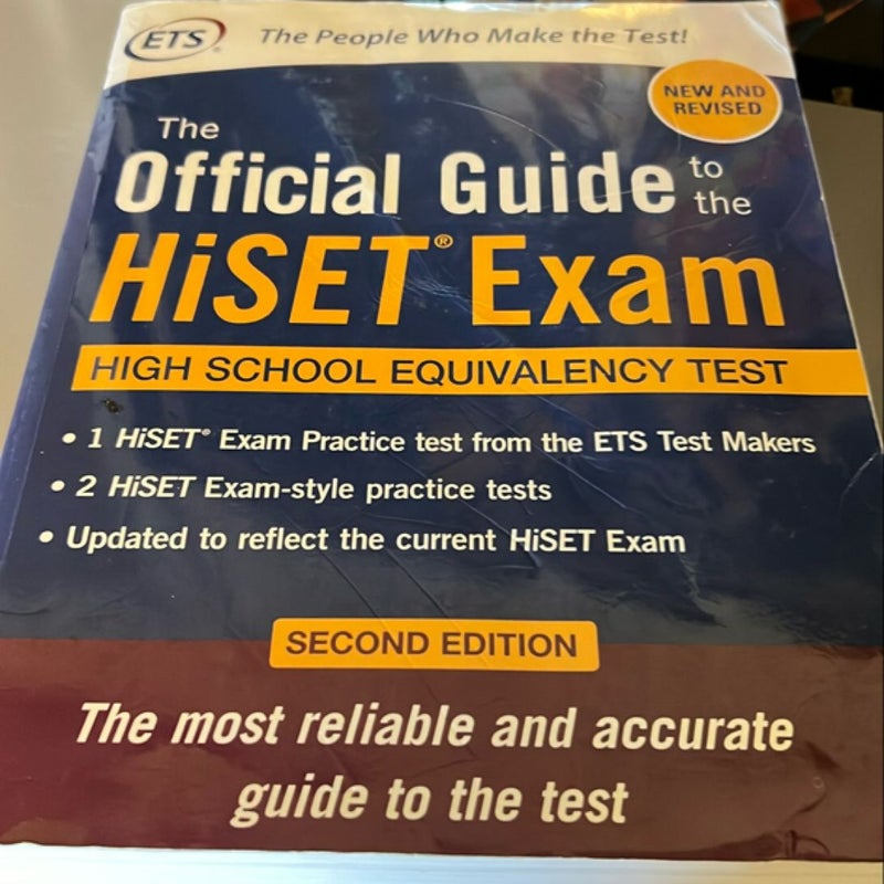 The Official Guide to the HiSET Exam, Second Edition by Educational ...