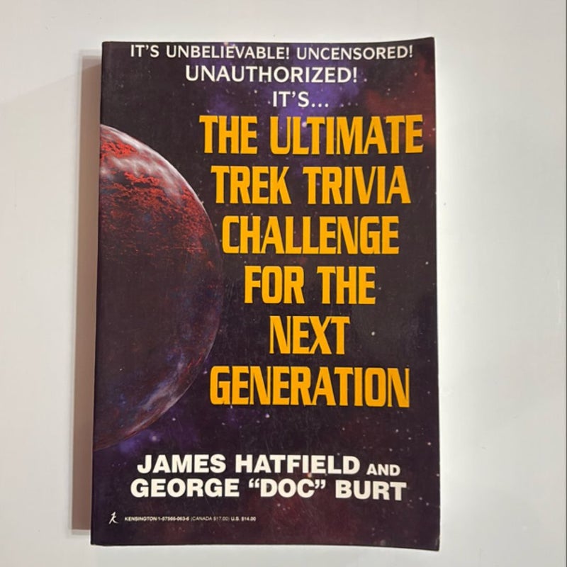 The Ultimate Trek Trivia Challenge for the Next Generation