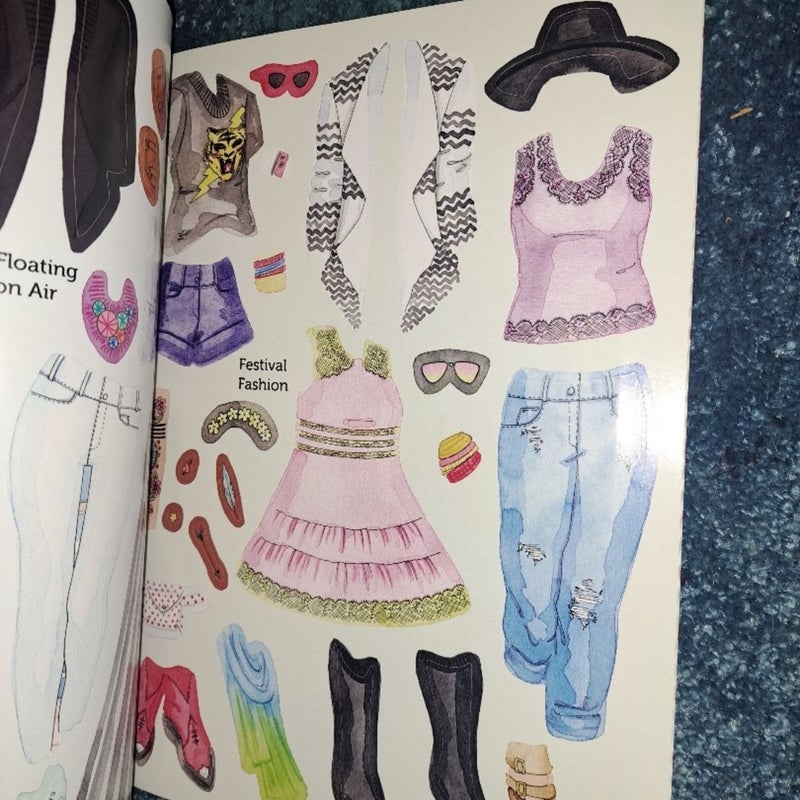 Fashion Stylist Book with 200 stickers 