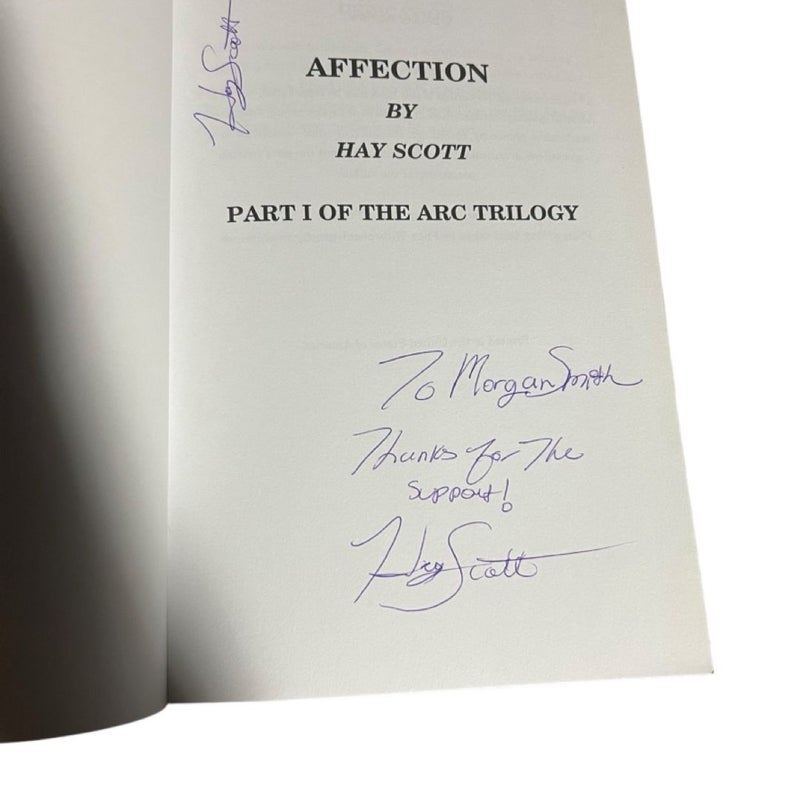 Affection (The ARC Trilogy) (Signed) 