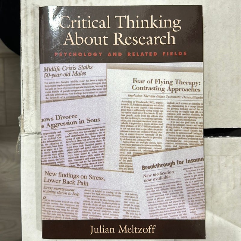 Critical Thinking about Research