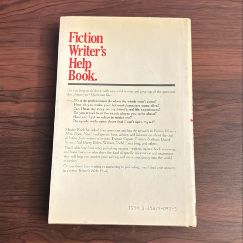 The Fiction Writer's Help Book