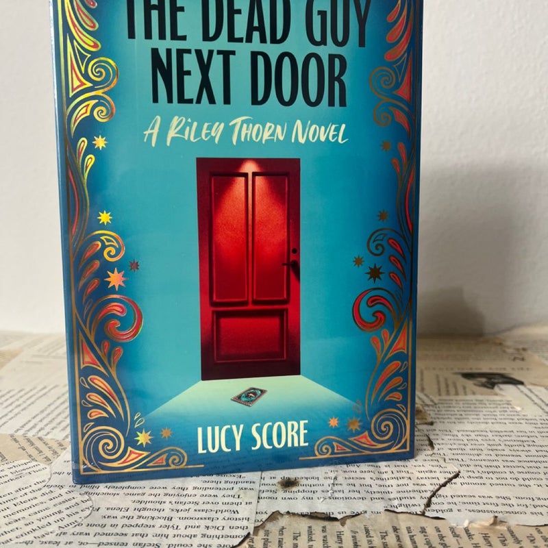 Bookish Box The Dead Guy Next Door: A Riley Thorn Novel SIGNED Lucy Score