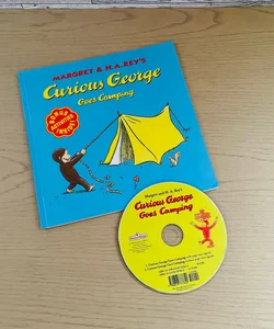 Curious George Goes Camping-Book & CD