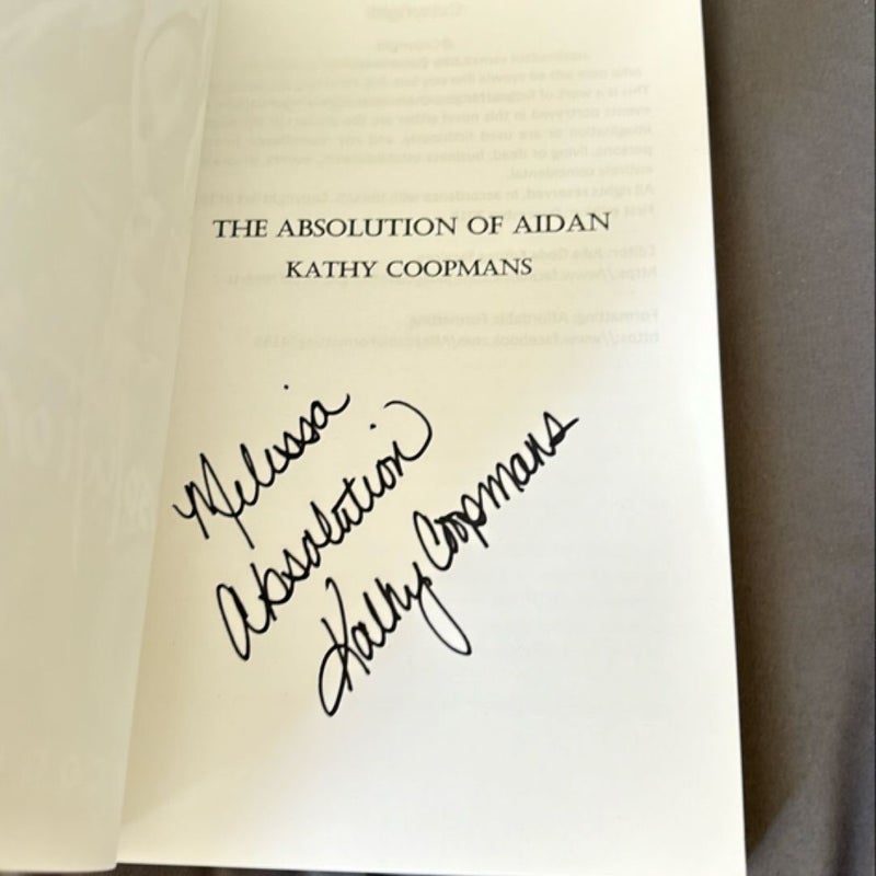The Absolution of Aidan (Signed)