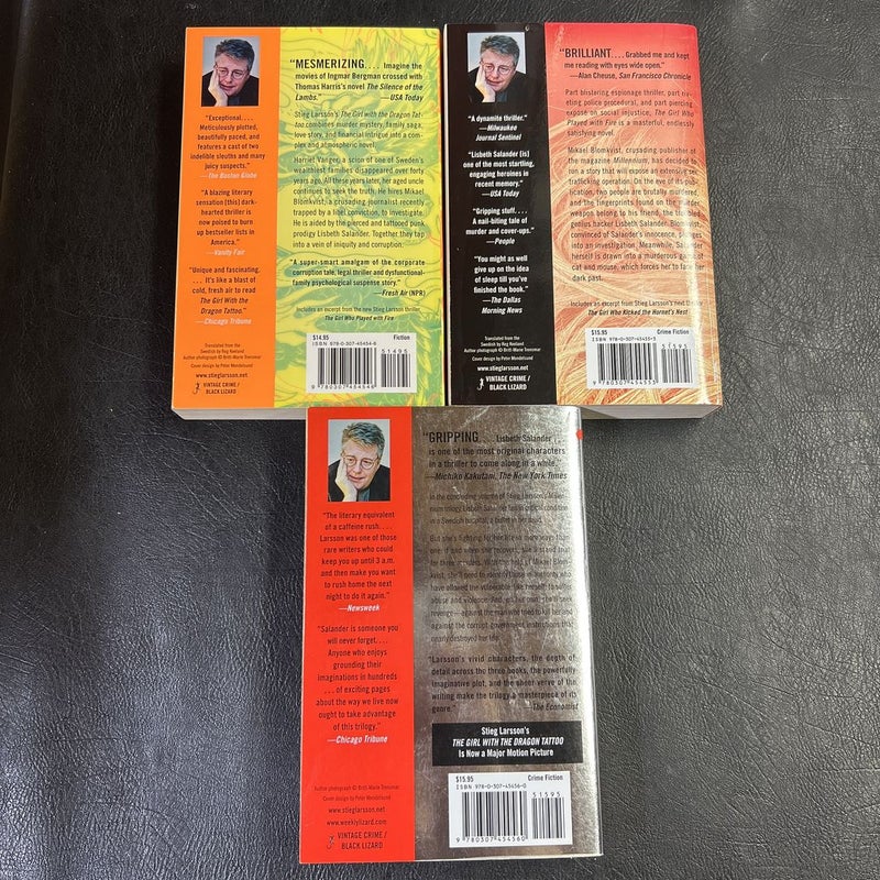 Stieg Larsson Millennium Trilogy