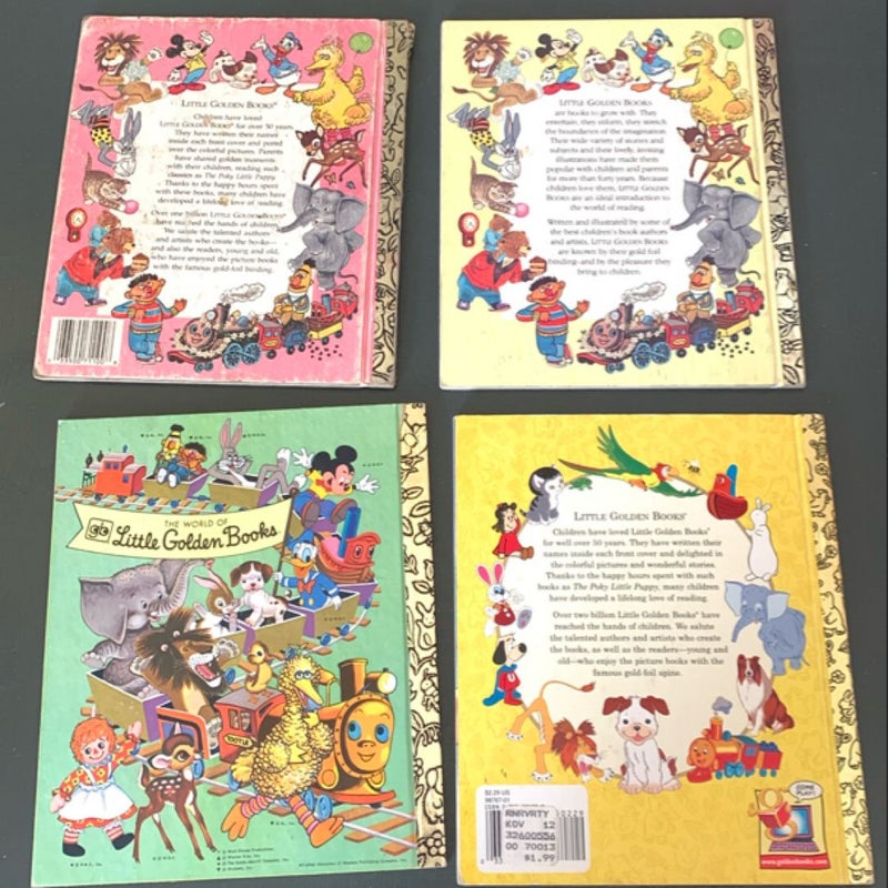 Little Golden Books 4-Book Bundle