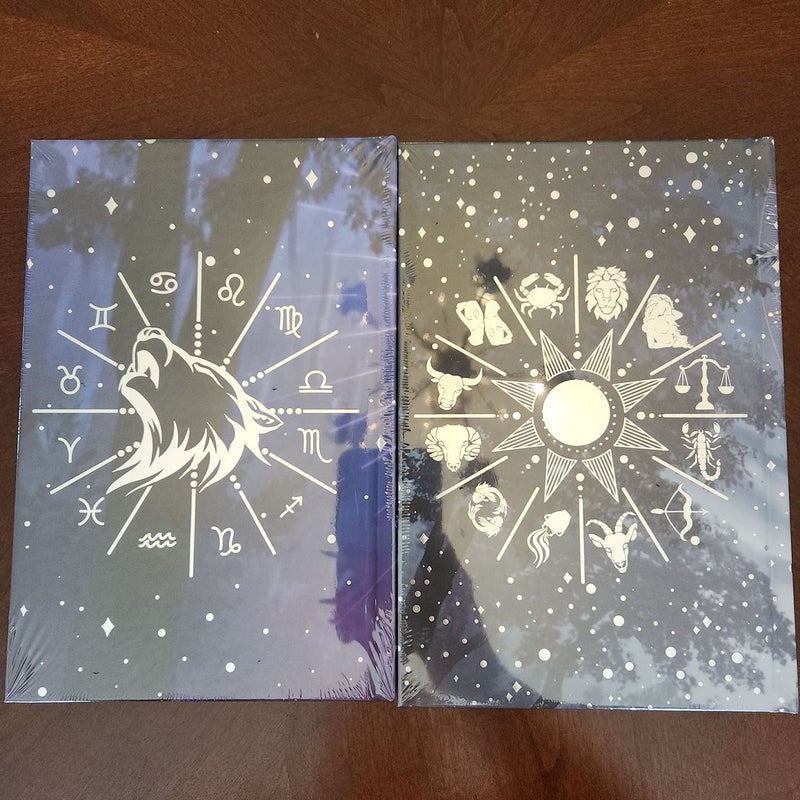 MOON TOUCHED & STAR CURSED *TWO NEW SIGNED SPECIAL EDITION BOOKS WITH PIN & FAN ART*