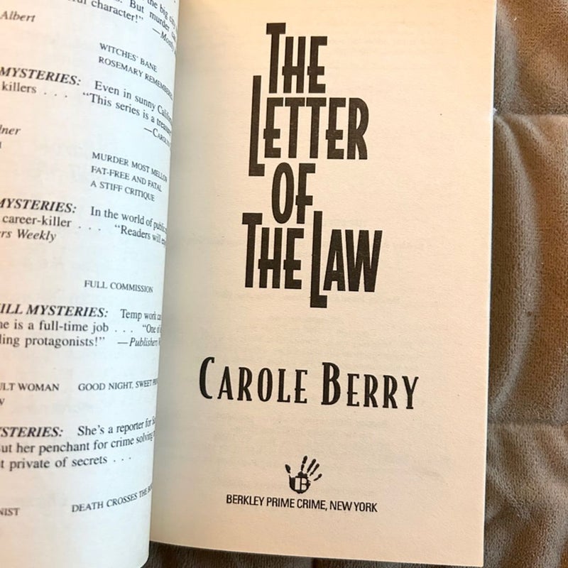 The Letter of the Law 2271