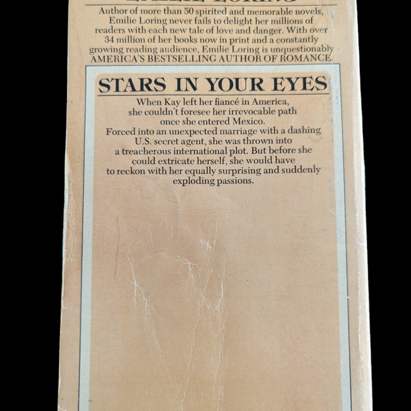 Stars in Your Eyes Emilie Loring Bantam Romance Paperback 1976 International 
