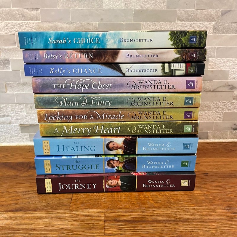 Lot 10 Amish Romances - The Journey