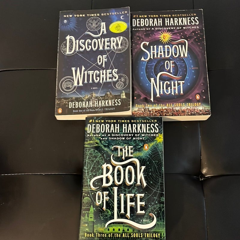 A Discovery of Witches, Shadow of Night, The Book of Life