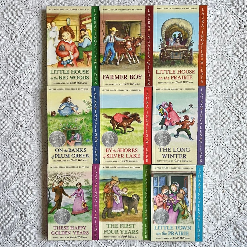 Little House on the Prairie Series Books 1-9 Full Color Collector’s Edition