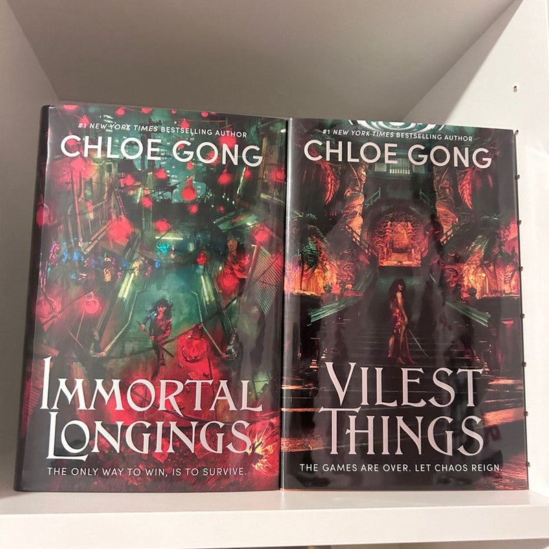 Immortal Longs and Vilest Things SIGNED & NUMBERED