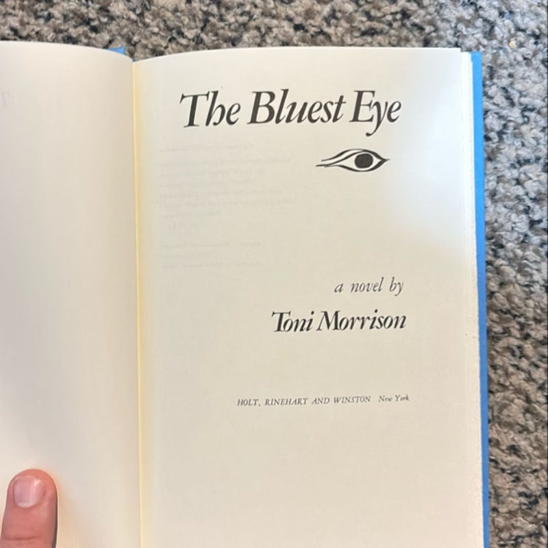 The Bluest Eye First Edition Third Printing