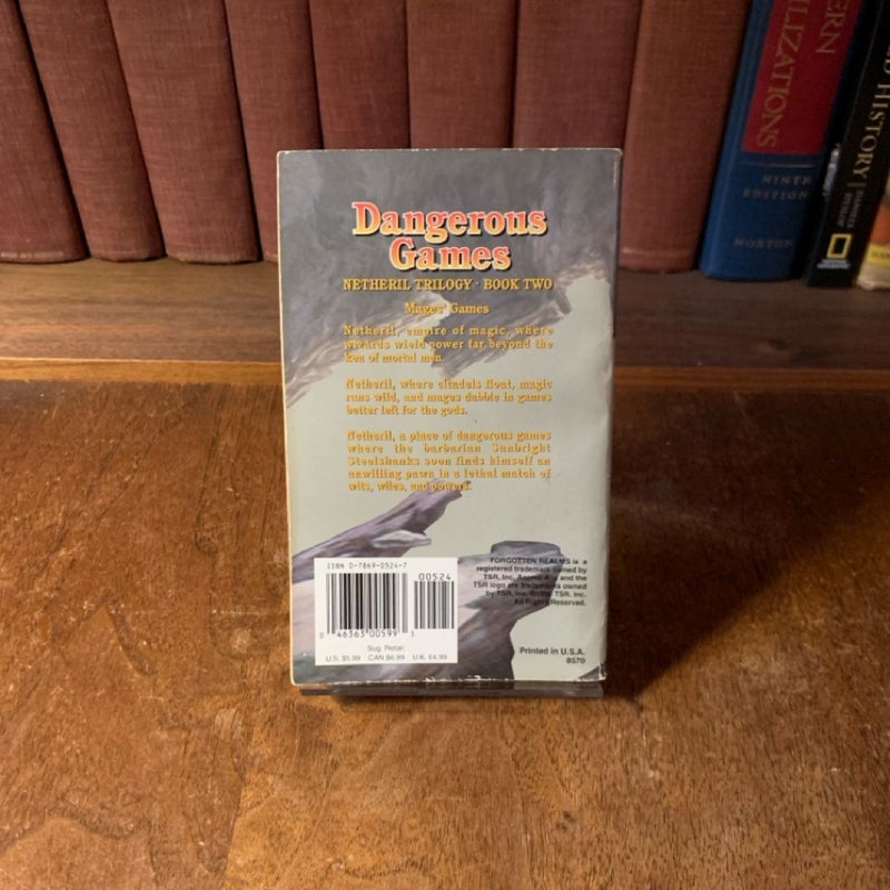 Dangerous Games, First Edition First Printing