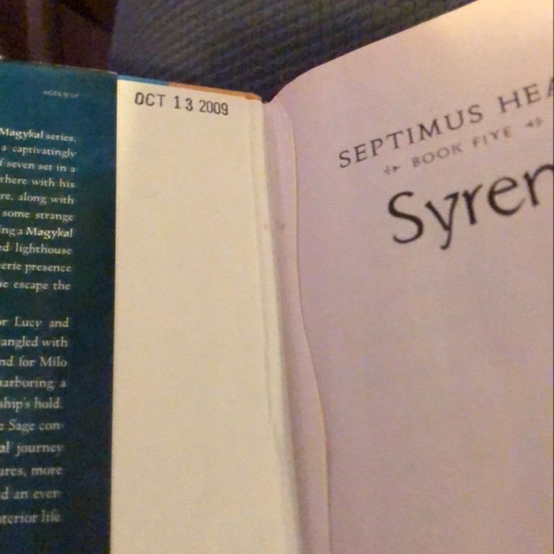 Septimus Heap, Book Five: Syren