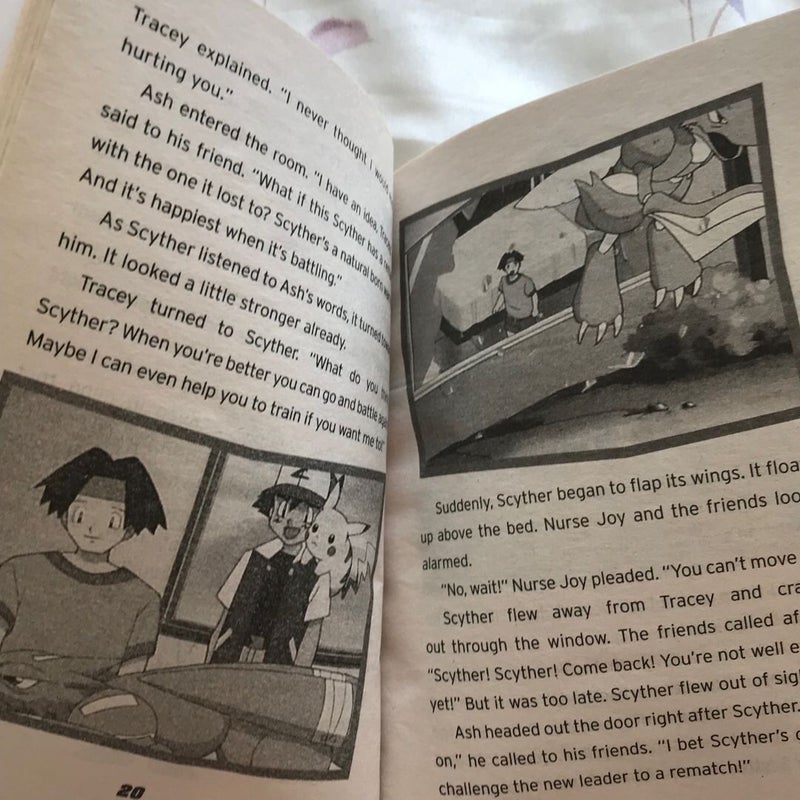 Pokémon 3-Book Collection (Scyther, Heart of a Champion, Journey to the Orange Islands, & Secret of the Pink Pokémon)