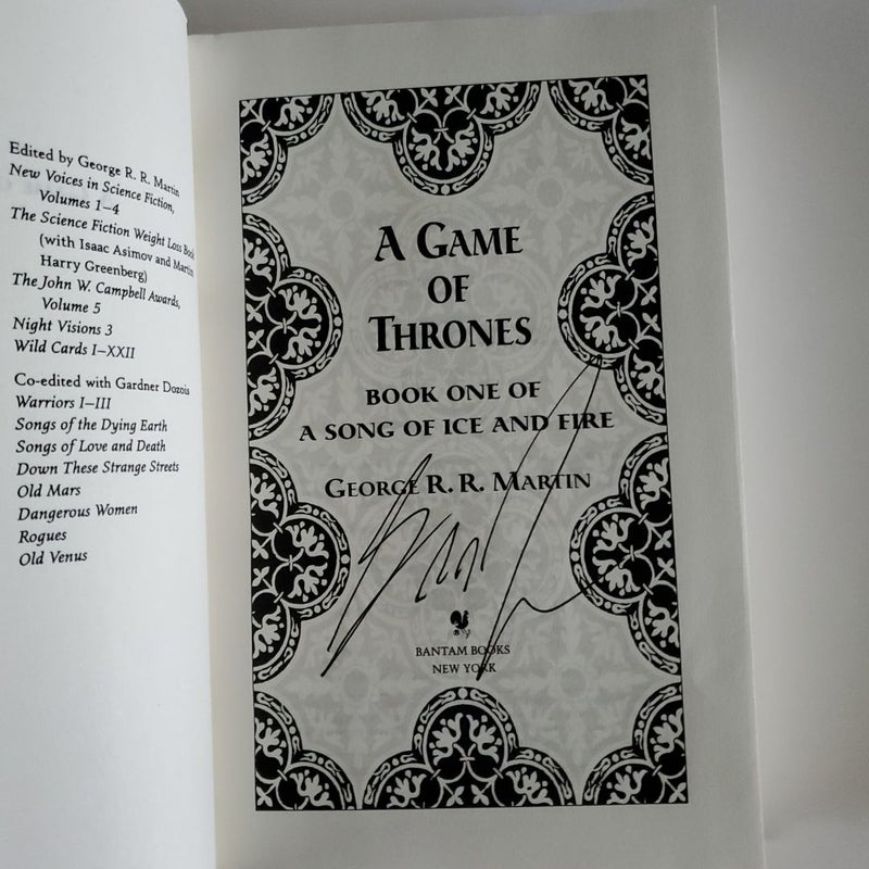 A Game of Thrones *SIGNED*