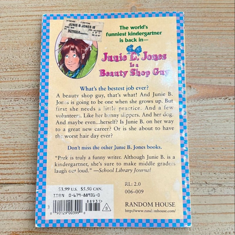 Junie B. Jones #11: Junie B. Jones Is a Beauty Shop Guy