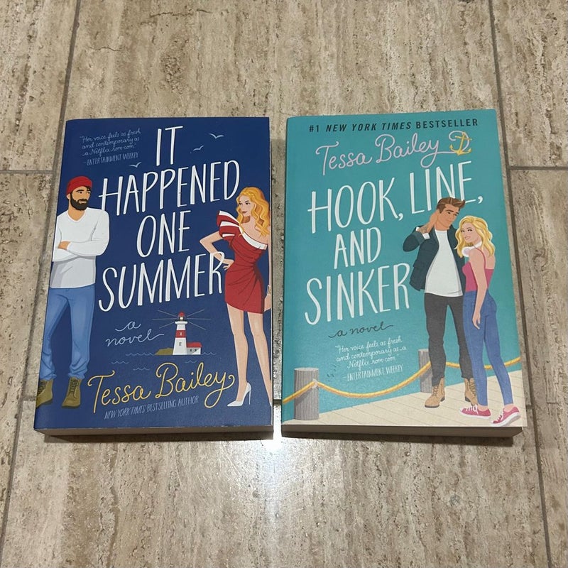 Bellinger Sisters - It Happened One Summer and Hook, Line, and Sinker by Tessa Bailey
