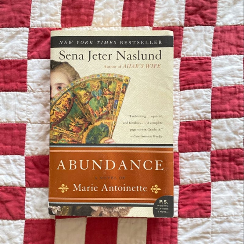 Abundance, a Novel of Marie Antoinette