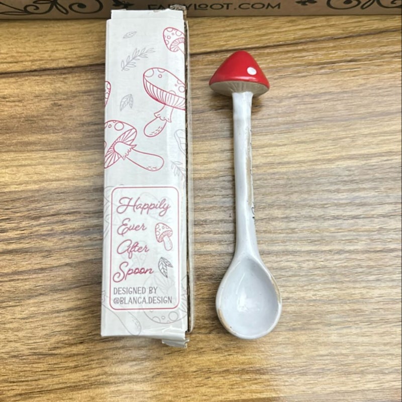 Fairyloot Oct 2023 Subscription Item Happily Ever After Mushroom Ceramic Spoon