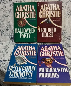 Lot 4 Agatha Christie Books