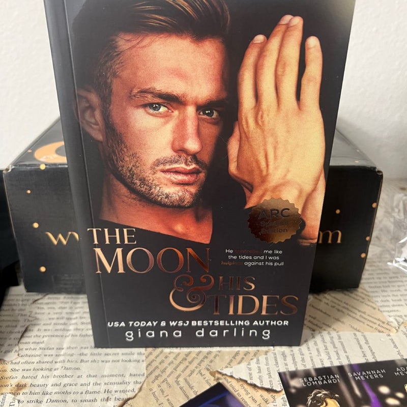 The moon and his tides special edition arc paperback Giana darling