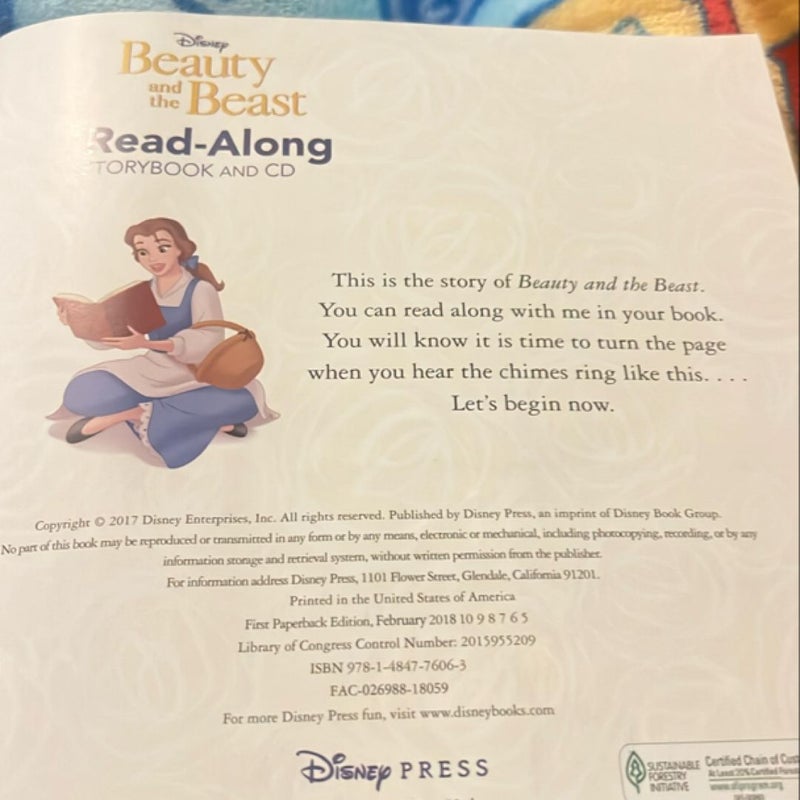 Beauty and the Beast Read-Along Storybook and CD