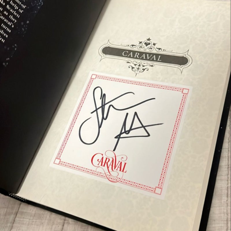 Caraval - signed first edition 