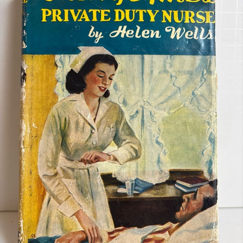 Cherry Ames, Private Duty Nurse by Helen Wells -  Book 7- HC with DJ.  1946