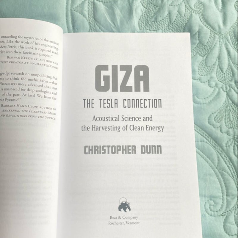 Giza: the Tesla Connection