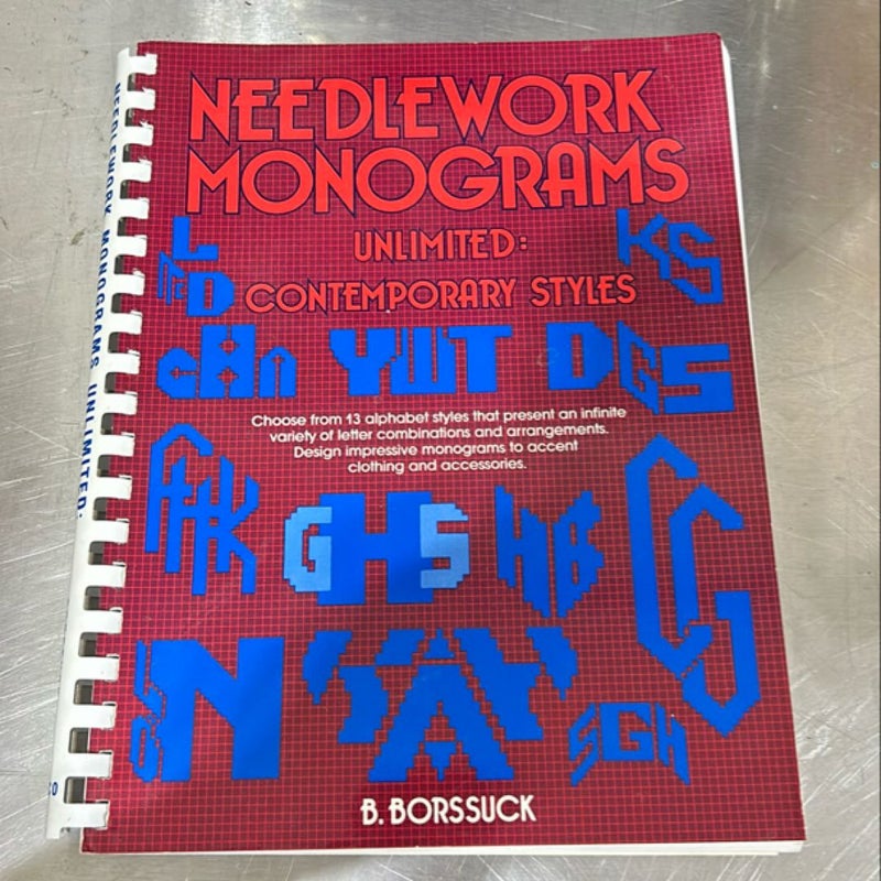 Needlework Monograms Unlimited