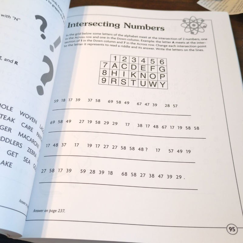 Giant Book of Puzzles for Young Einsteins